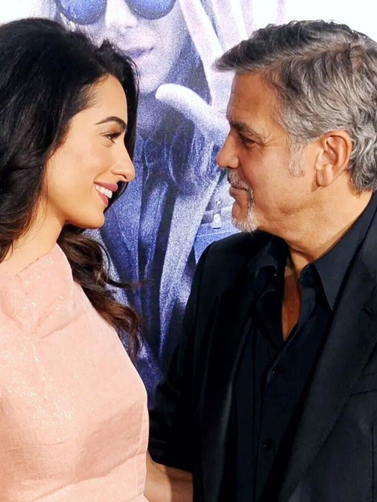 George Clooney & Amal Clooney 8.5 x 11 Candid Color Photograph Art Print Photo Collectibles:Photographic Images:Photographs Style Your Walls